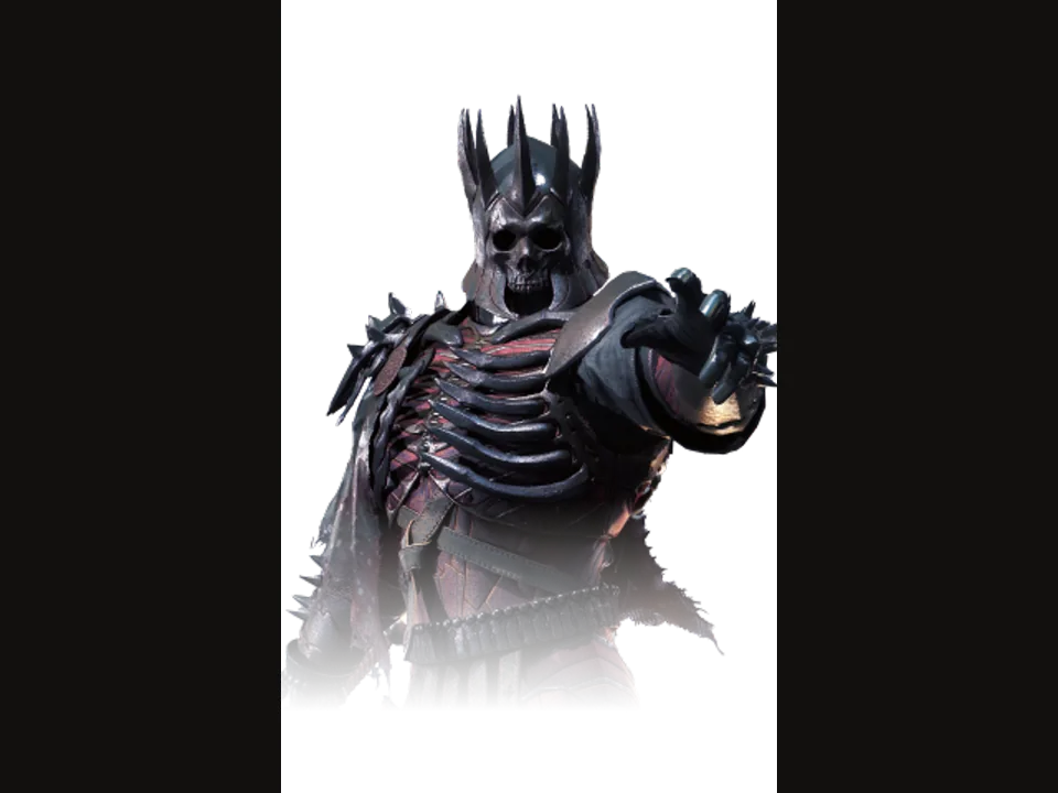 Official Eredin character artwork from The Witcher 3 Remastered website