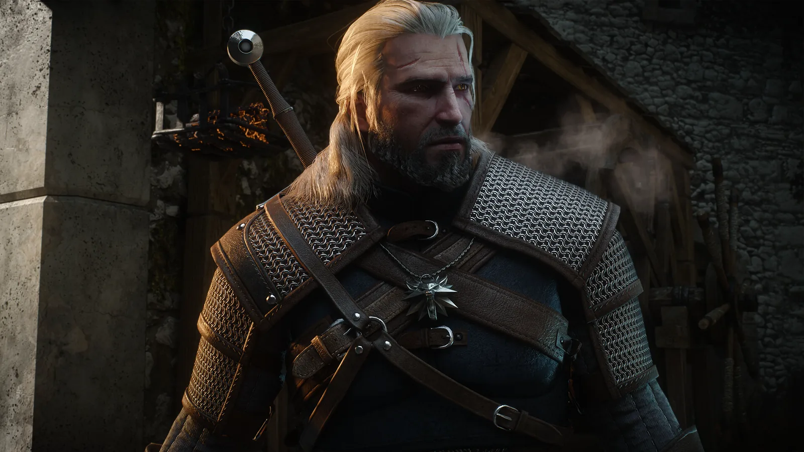 Official armor screenshot used for the best Witcher 3 armor guide
