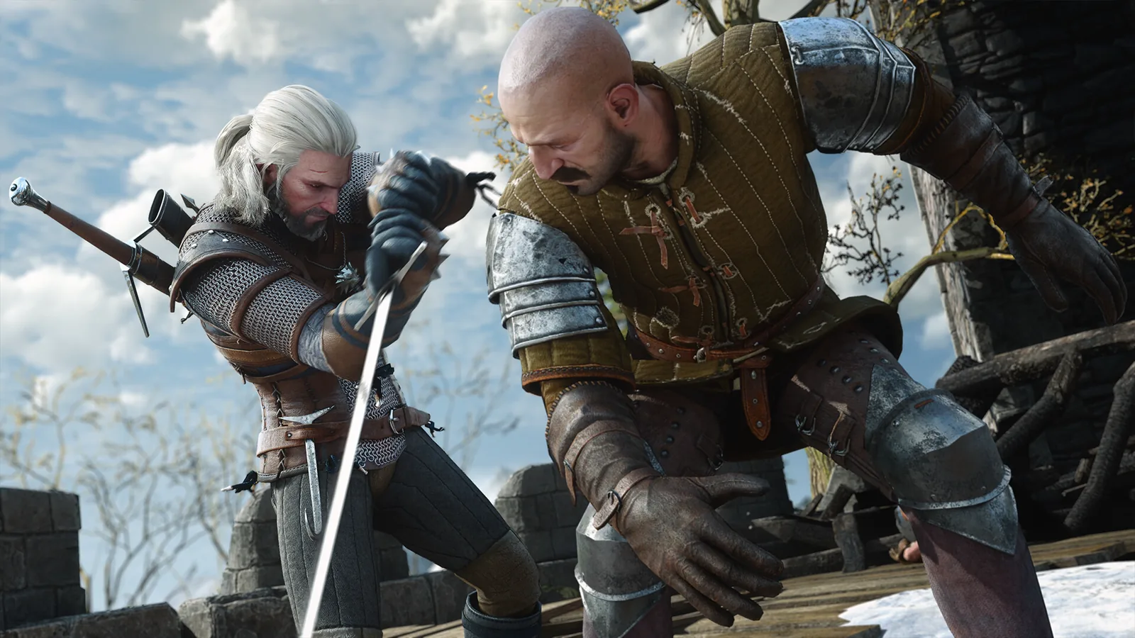 Official sword-combat screenshot used for the best weapons guide