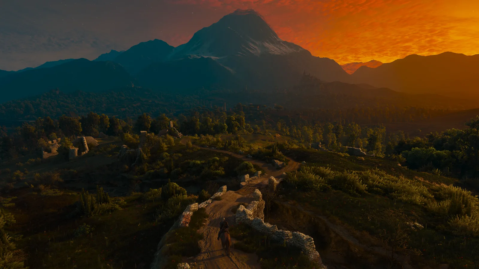 Official southern-region screenshot used for the Blood and Wine start guide